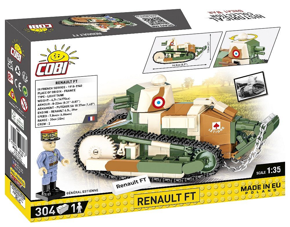 Set de constructie - Renault FT | Cobi