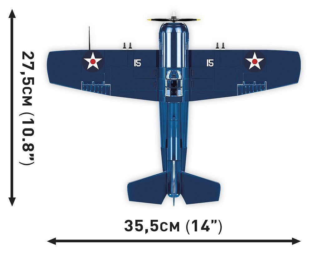 Set de constructie - F4F Wildcat - Northrop Grumman | Cobi - 7 | YEO