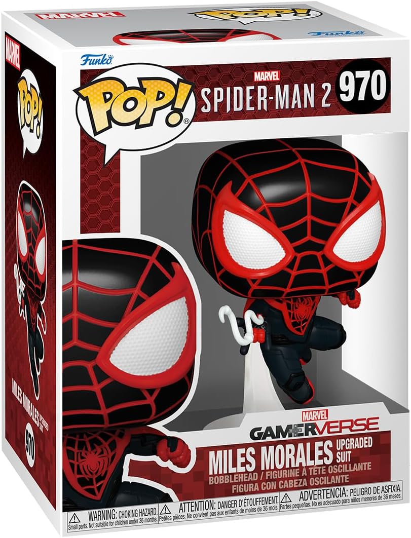 Figurina - Pop! - Marvel Spider-Man 2 - Miles Morales Upgraded Suit | Funko - 2 | YEO