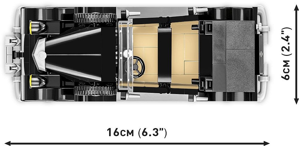 Set de constructie - De Gaulle\'s Horch830BL | Cobi - 1 | YEO