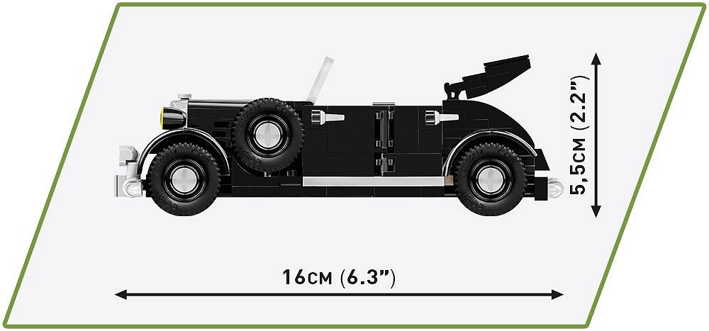 Set de constructie - De Gaulle\'s Horch830BL | Cobi - 2 | YEO