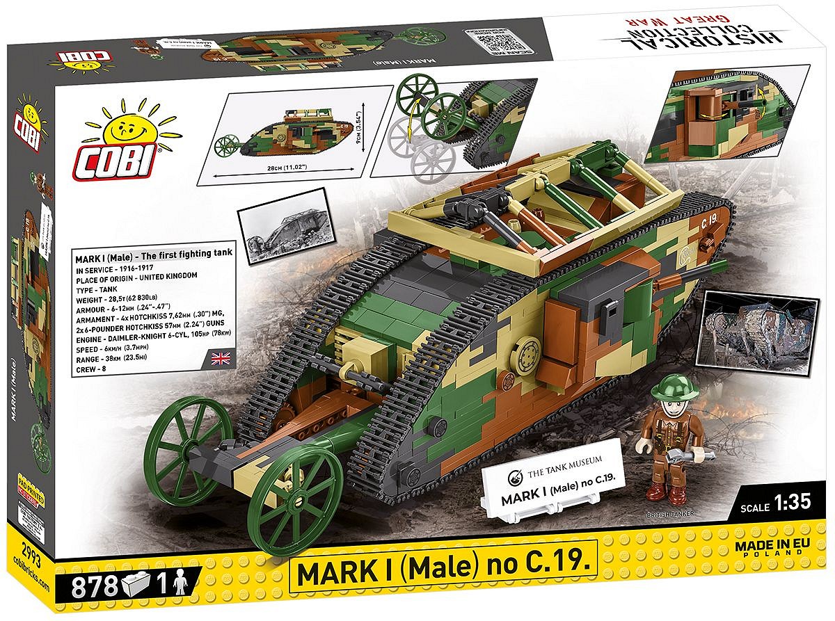 Set de constructie - Mark I Male no C.19 | Cobi