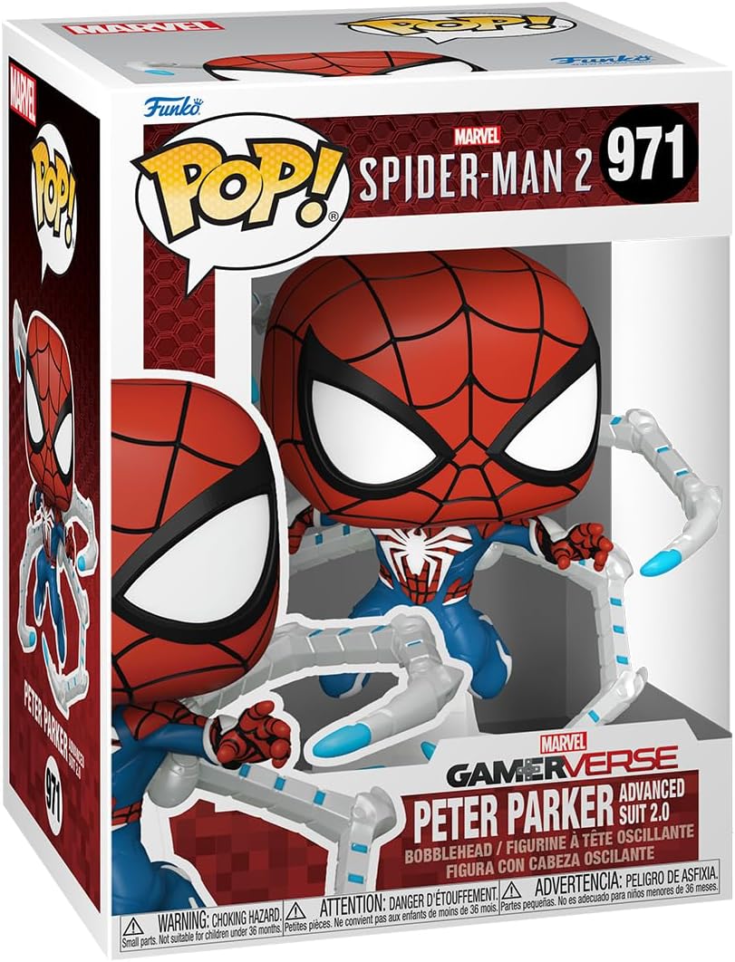 Figurina - Pop! Marvel Spider-Man 2 - Peter Parker Advanced Suit 2.0 | Funko - 3 | YEO