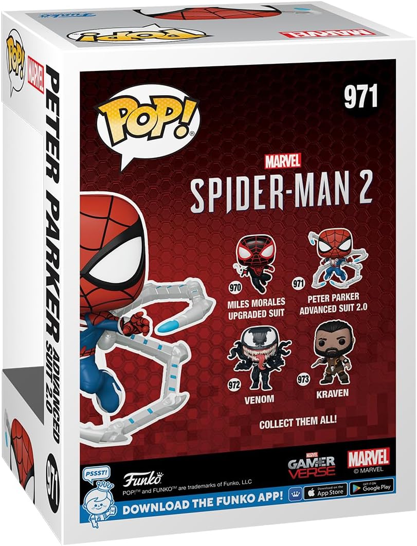 Figurina - Pop! Marvel Spider-Man 2 - Peter Parker Advanced Suit 2.0 | Funko - 1 | YEO