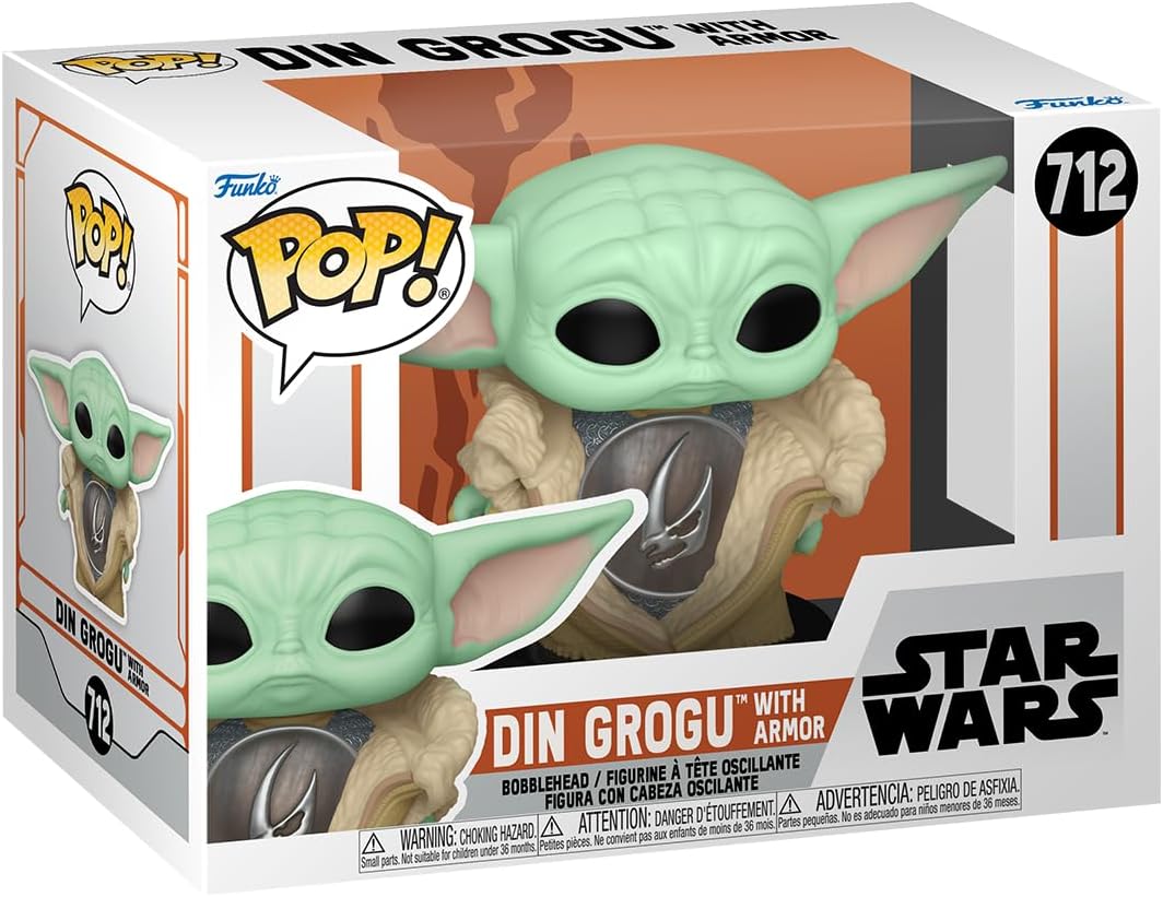 Figurina - Pop! - Star Wars - Din Grogu with Armor | Funko - 3 | YEO