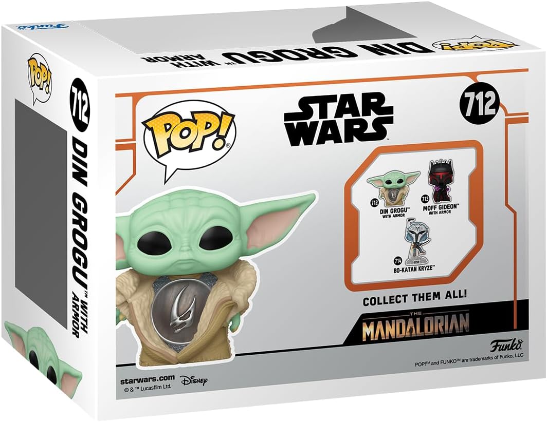 Figurina - Pop! - Star Wars - Din Grogu with Armor | Funko - 1 | YEO