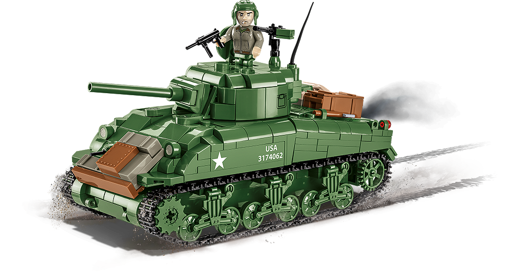 Set de constructie - Sherman M4A1 | Cobi - 1 | YEO