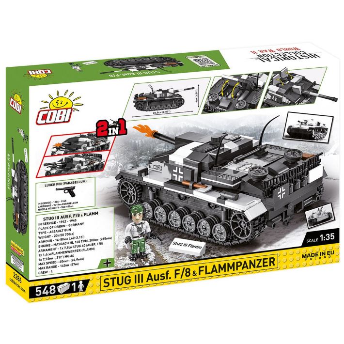 Set de constructie - StuG III Ausf.F/8 & Flammpanzer | Cobi