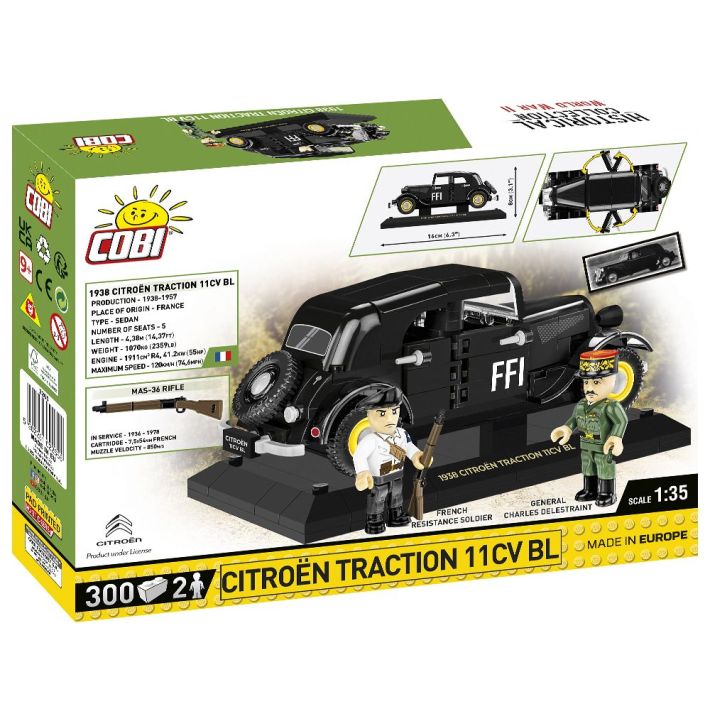 Set de constructie - Citroen Traction 11CV BL - Executive Edition | Cobi