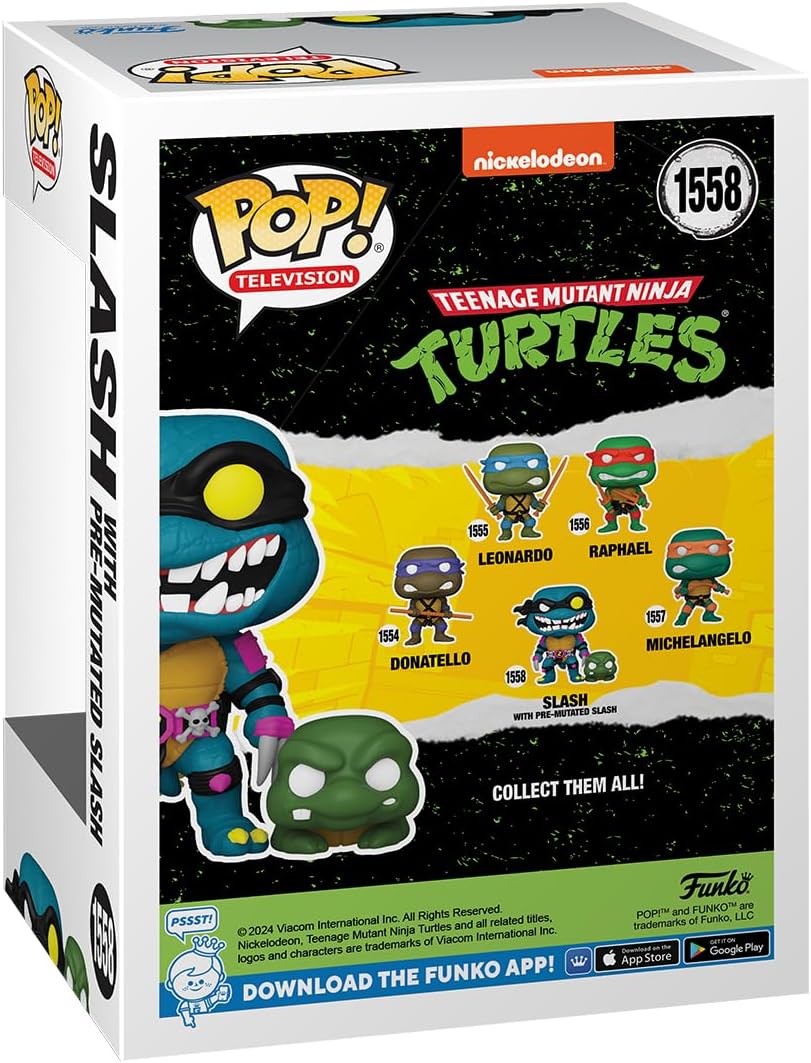 Figurina - Pop! Television - Teenage Mutant Ninja Turtles - Slash With Pre-Mutated Slash | Funko - 1 | YEO