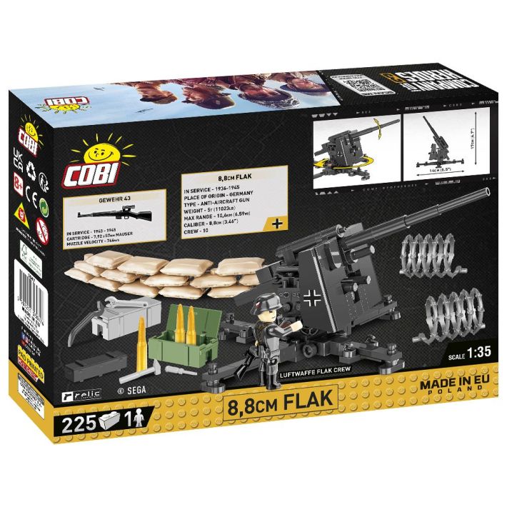 Set de constructie - Tun 8.8cm Flak | Cobi