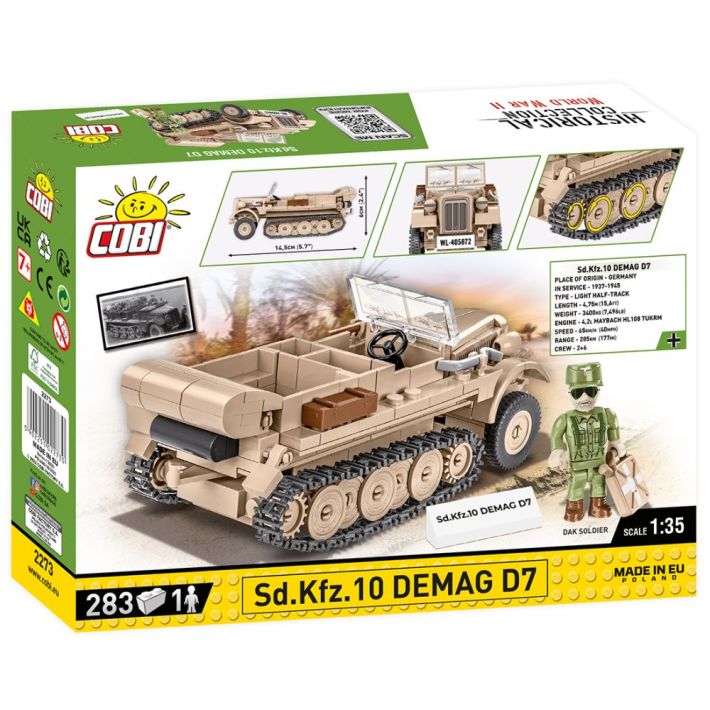 Set de constructie - Sd. Kfz. 10 Demag D7 | Cobi