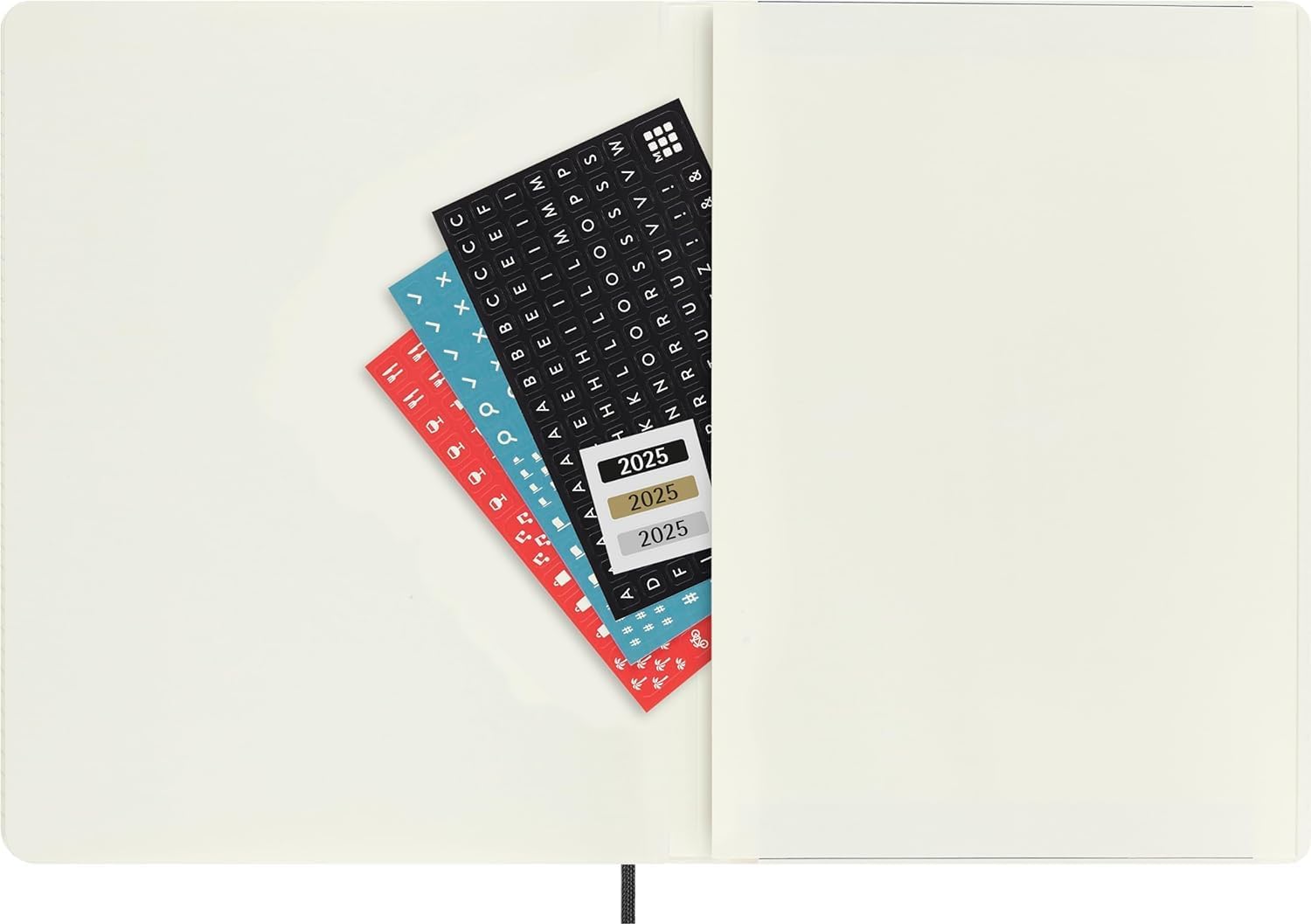 Agenda 2025 - 12 Months Weekly Planner - Soft Cover, Extra Large - Black | Moleskine - 4 | YEO