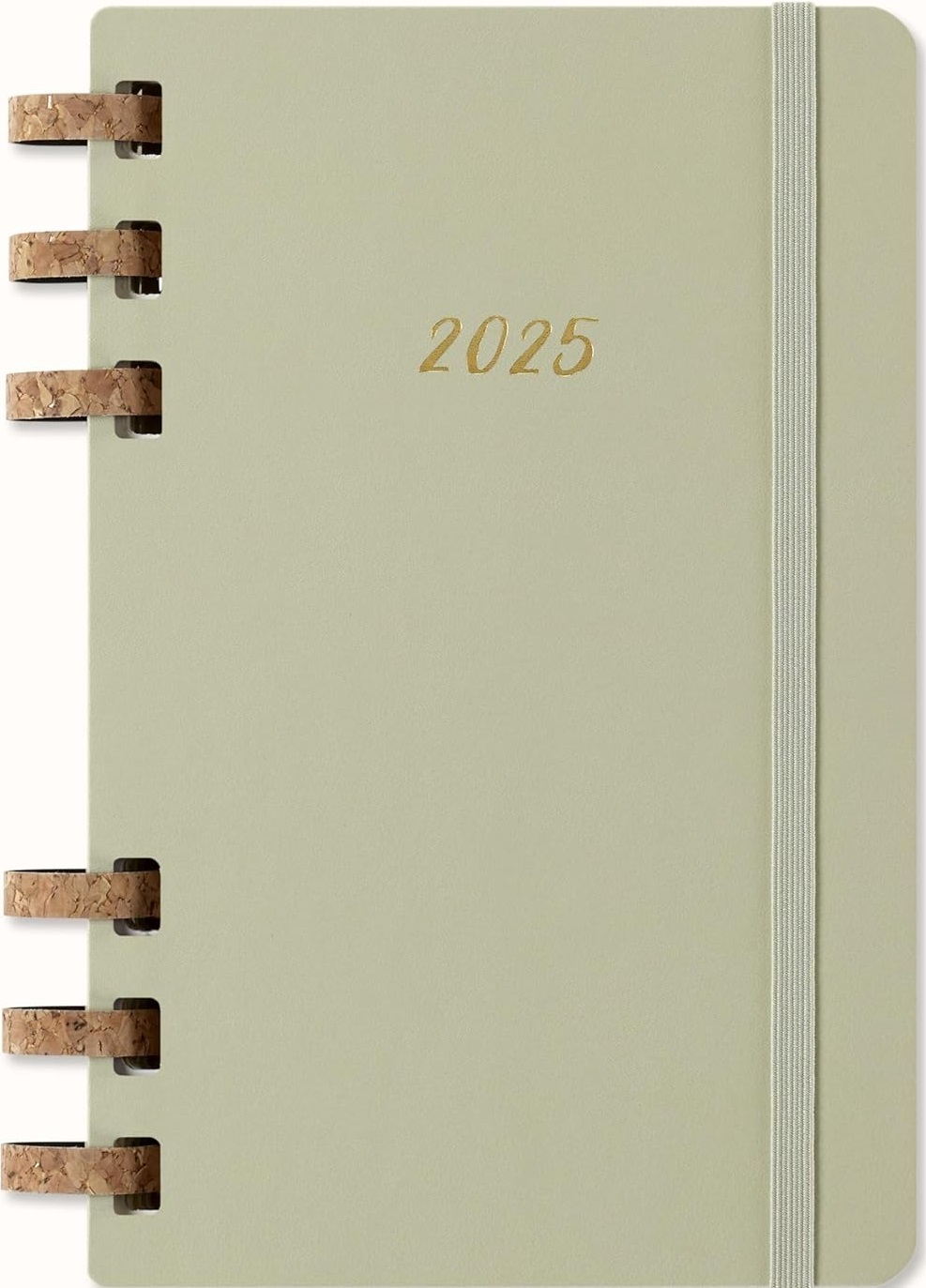 Agenda 2025 - Moleskine Spiral 12 Month - Weekly and Monthly Life Planner - Large - Hard Cover, Kiwi | Moleskine - 4 | YEO