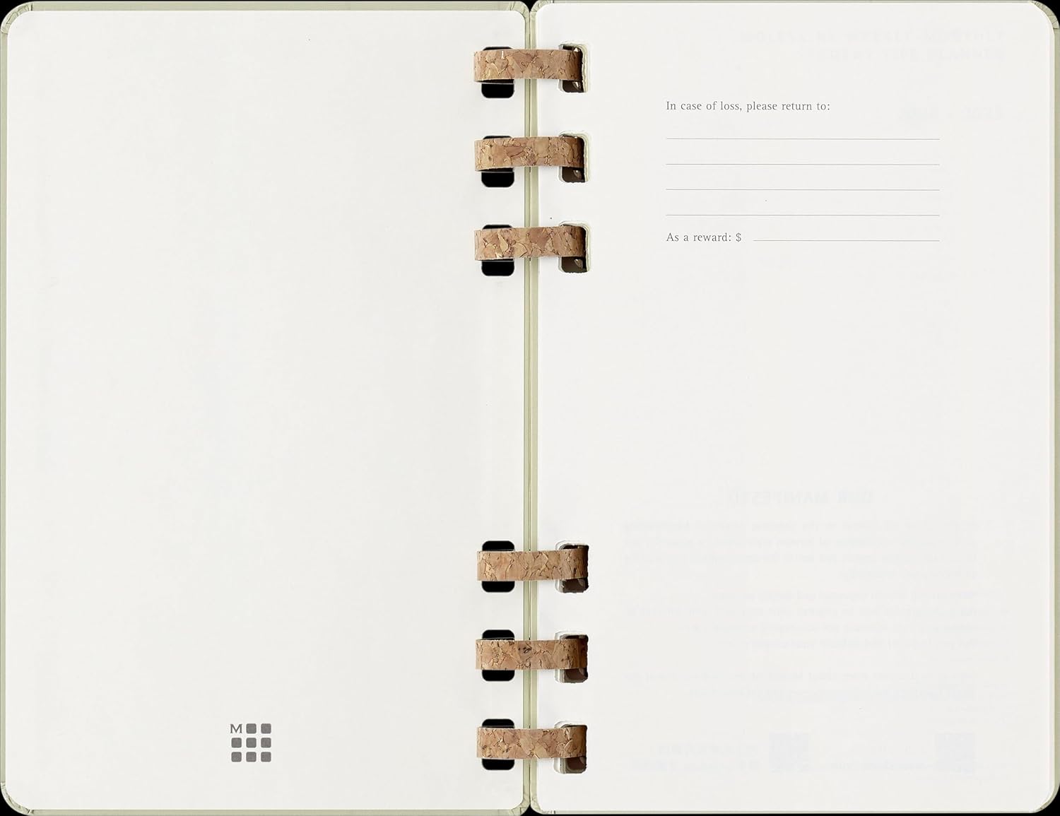 Agenda 2025 - Moleskine Spiral 12 Month - Weekly and Monthly Life Planner - Large - Hard Cover, Kiwi | Moleskine