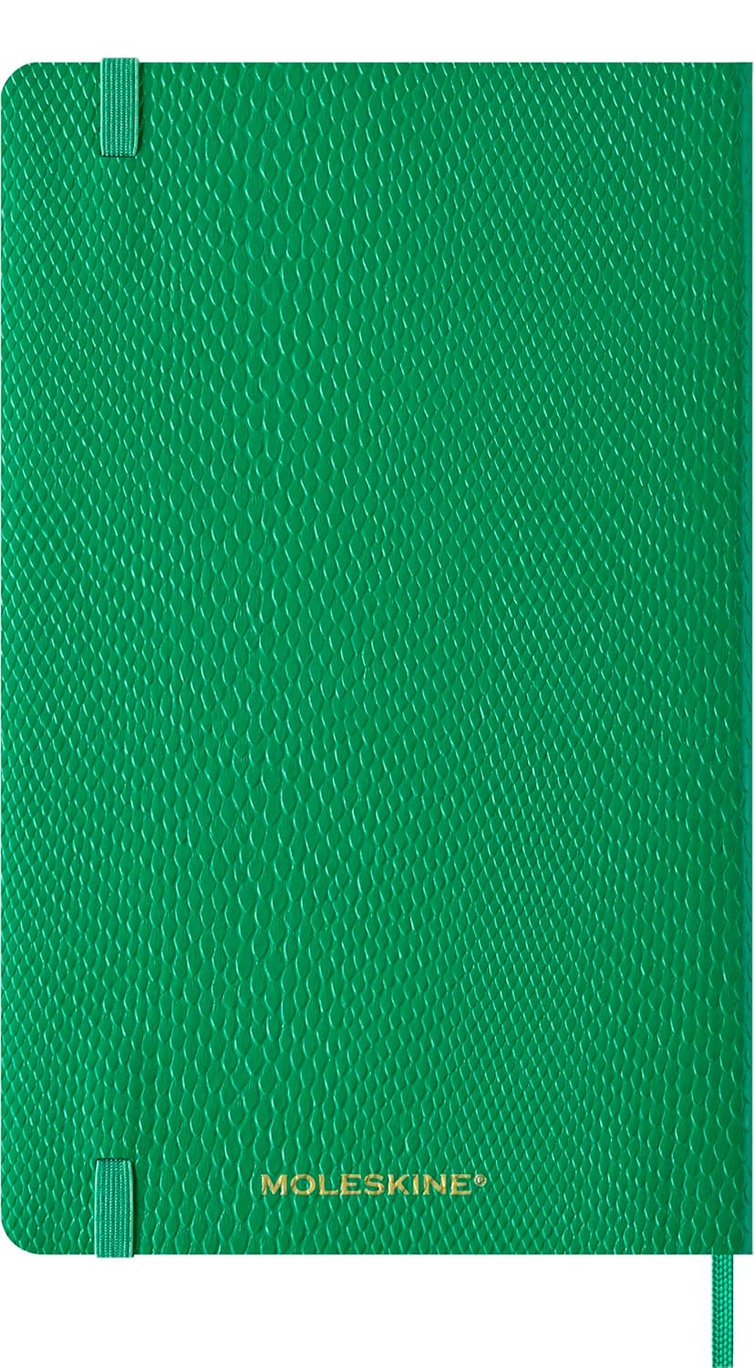 Agenda 2025 - Moleskine Precious and Ethical 12 Month - Weekly Planner - Soft Cover - Large, Green | Moleskine - 4 | YEO