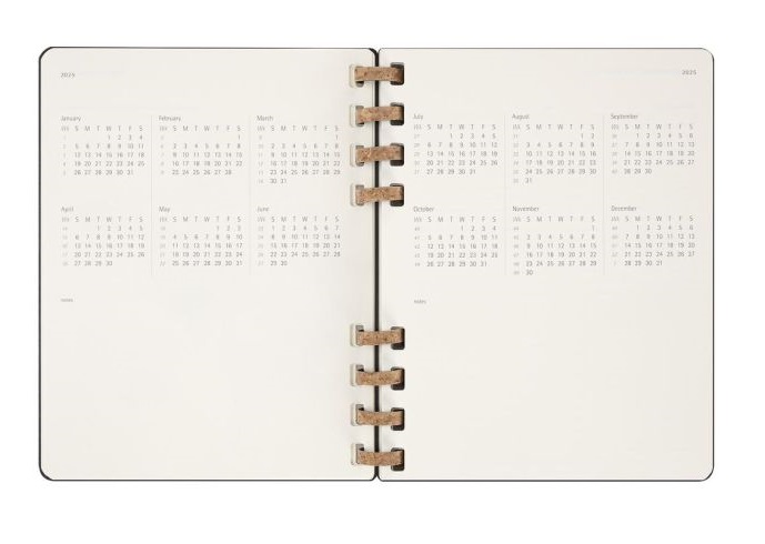 Agenda 2025 - Moleskine 12 Month Life Spiral Planner XL | Moleskine - 1 | YEO