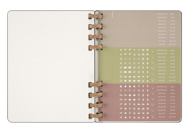 Agenda 2025 - Moleskine 12 Month Life Spiral Planner XL | Moleskine - 6 | YEO