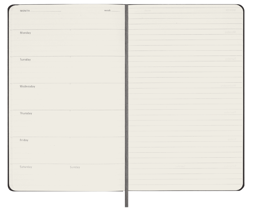 Agenda - Undated Classic Planner | Moleskine - 5 | YEO