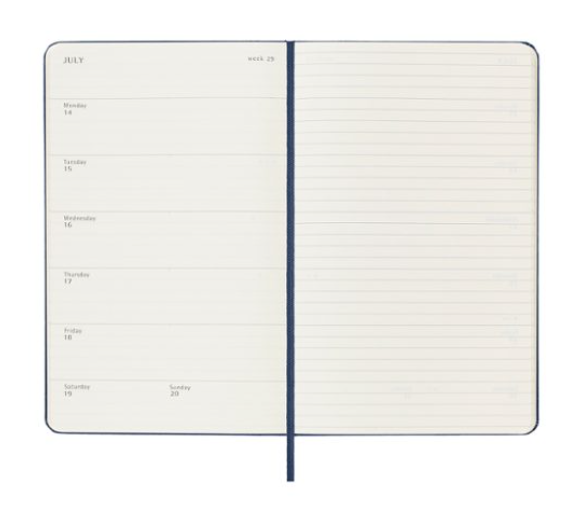 Agenda 2025 - Moleskine 12 Month - Weekly Diary Planner - Large Sapphire | Moleskine - 2 | YEO