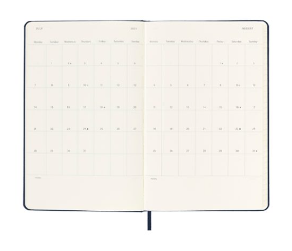 Agenda 2025 - Moleskine 12 Month - Weekly Diary Planner - Large Sapphire | Moleskine - 3 | YEO