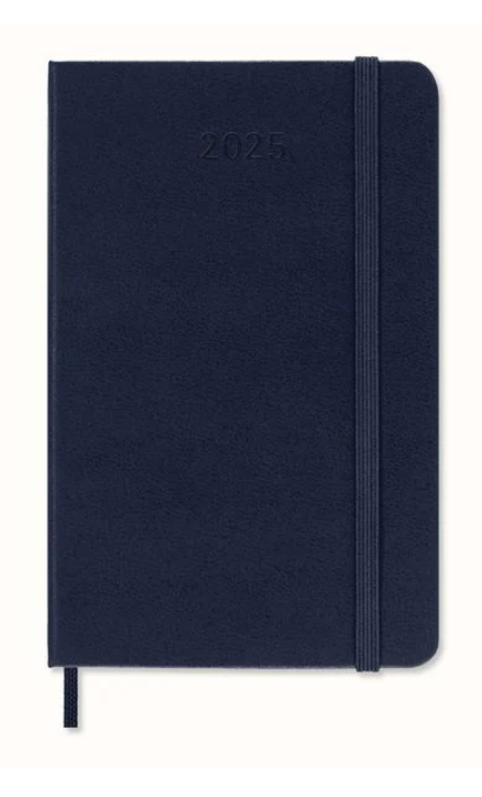 Agenda 2025 - Moleskine 12 Months Weekly Planner - Pocket Sapphire | Moleskine