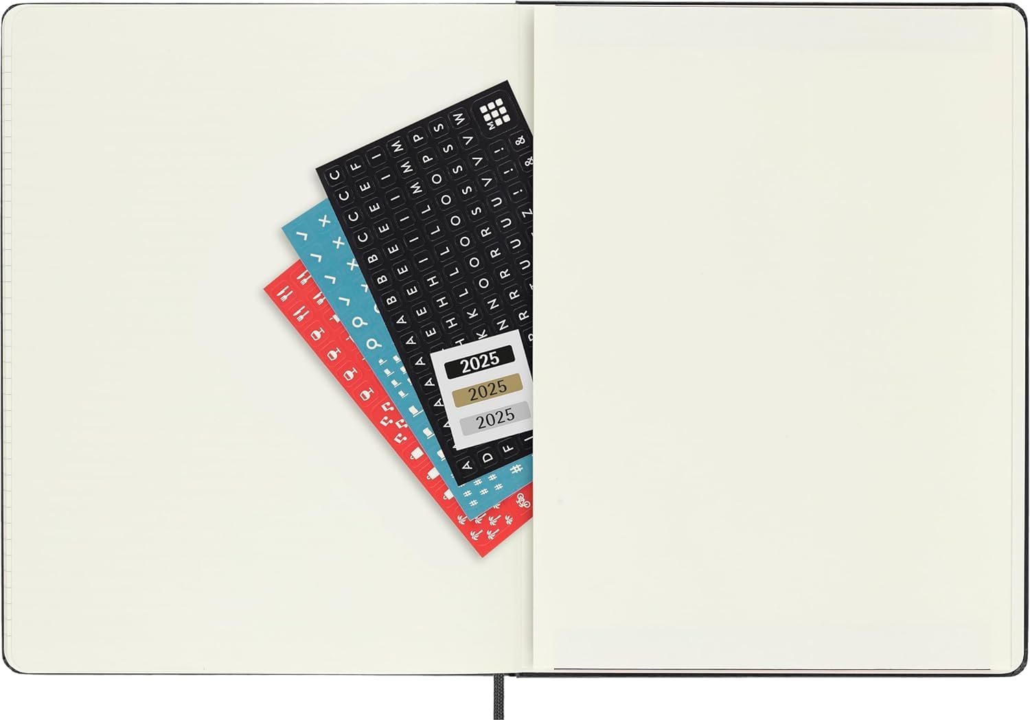 Agenda 2025 - Moleskine Classic 12 Month - Weekly Notebook Planner - Hard Cover - XL, Black | Moleskine - 5 | YEO