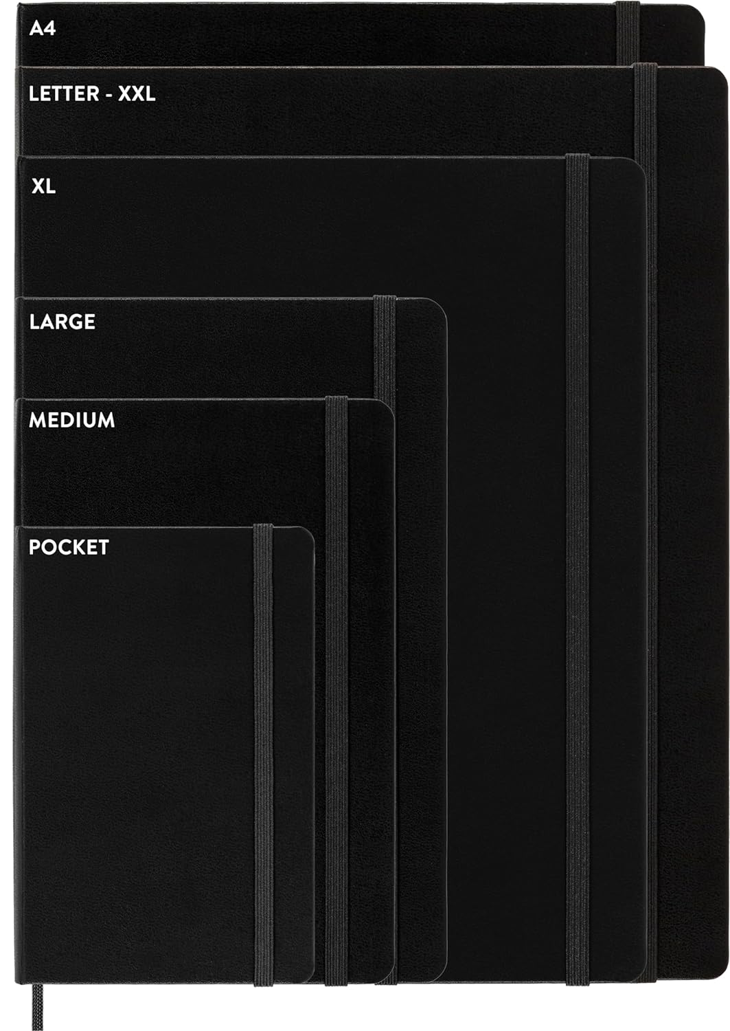 Agenda 2025 - Moleskine Classic 12 Month - Weekly Notebook Planner - Hard Cover - Large, Black | Moleskine