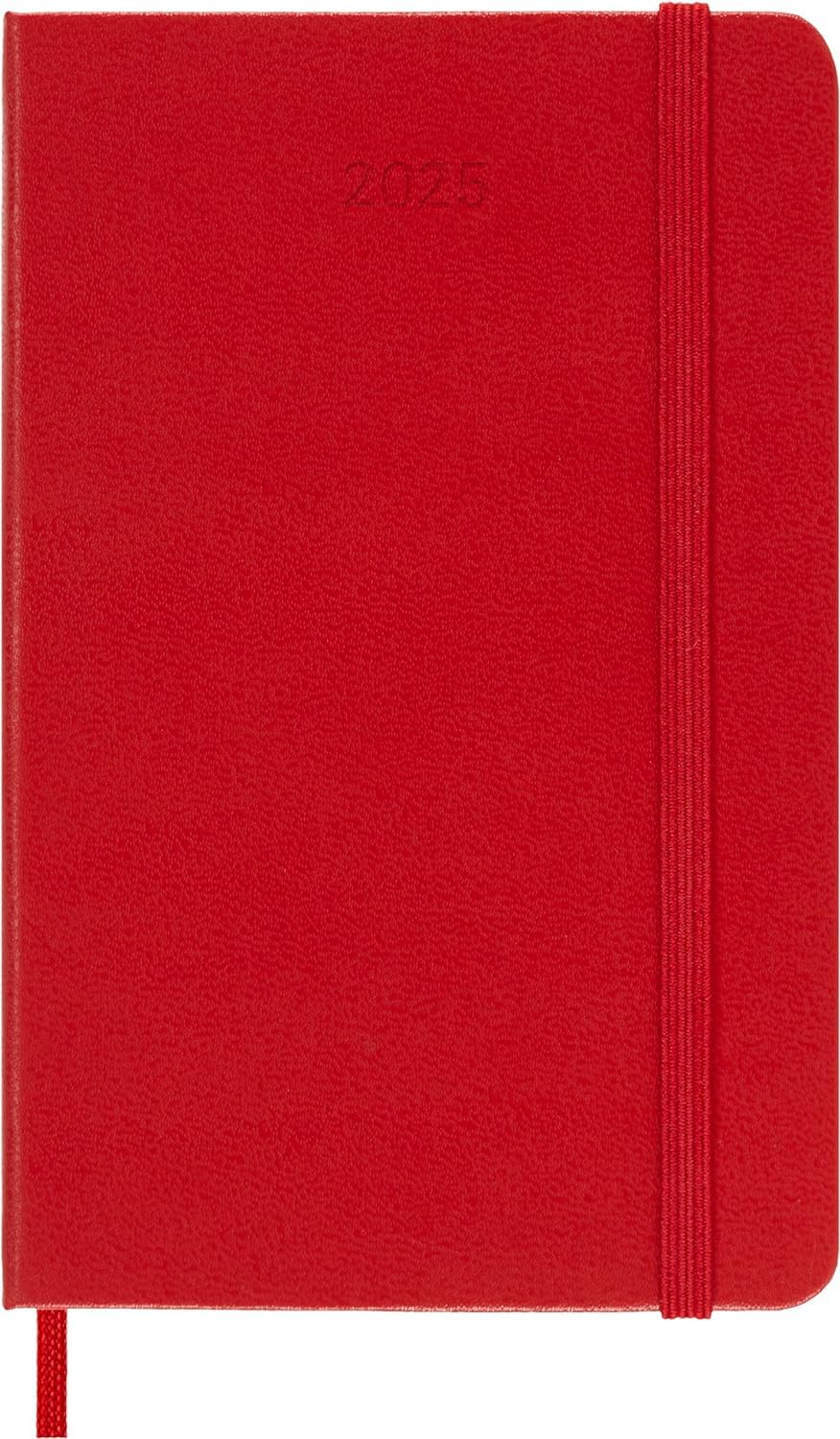 Agenda 2025 - Moleskine Classic 12 Month - Daily Planner - Hard Cover - Pocket, Red | Moleskine - 1 | YEO