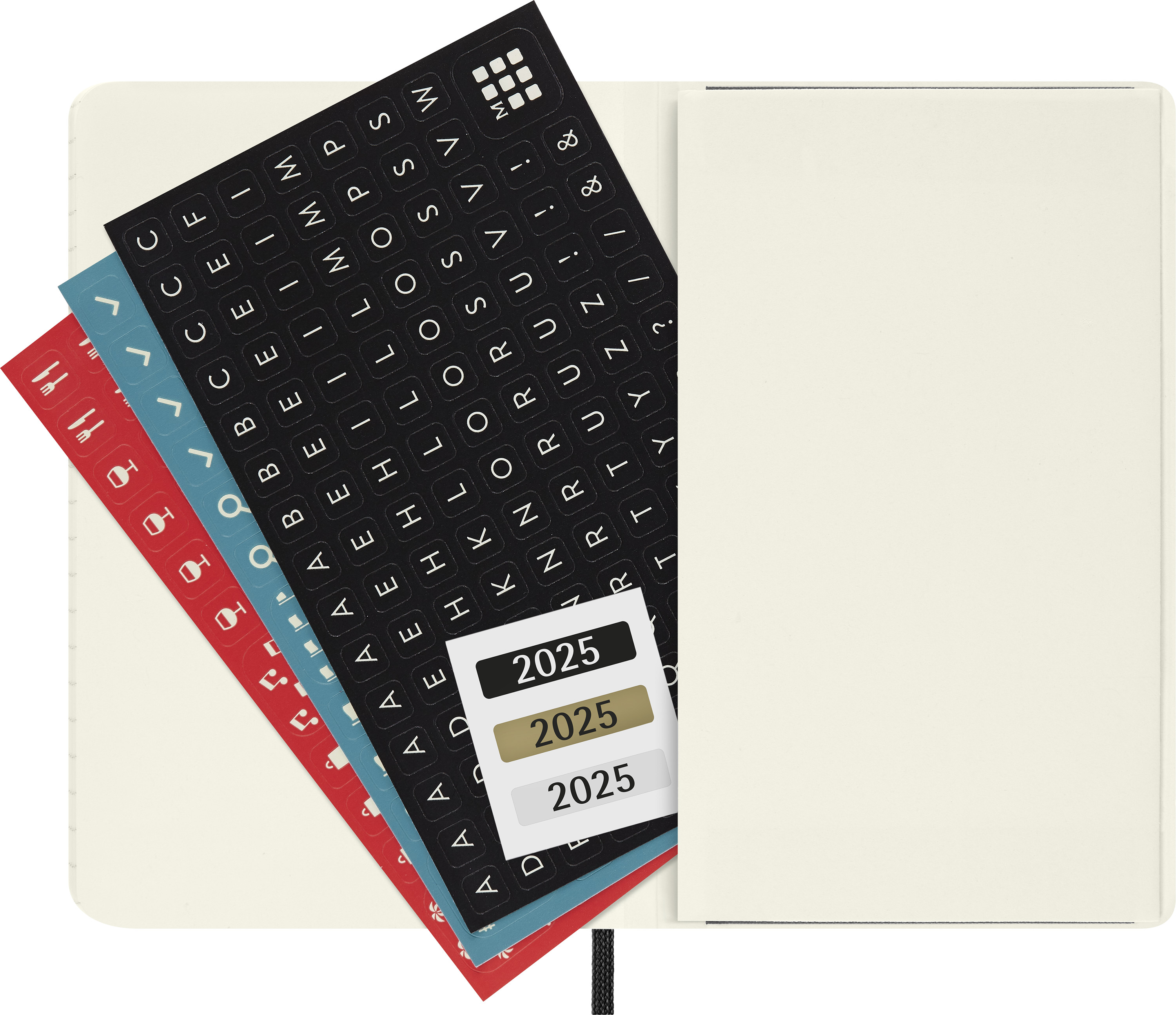 Agenda 2025 - Moleskine Classic 12 Month - Weekly Notebook - Pocket , Black | Moleskine - 4 | YEO