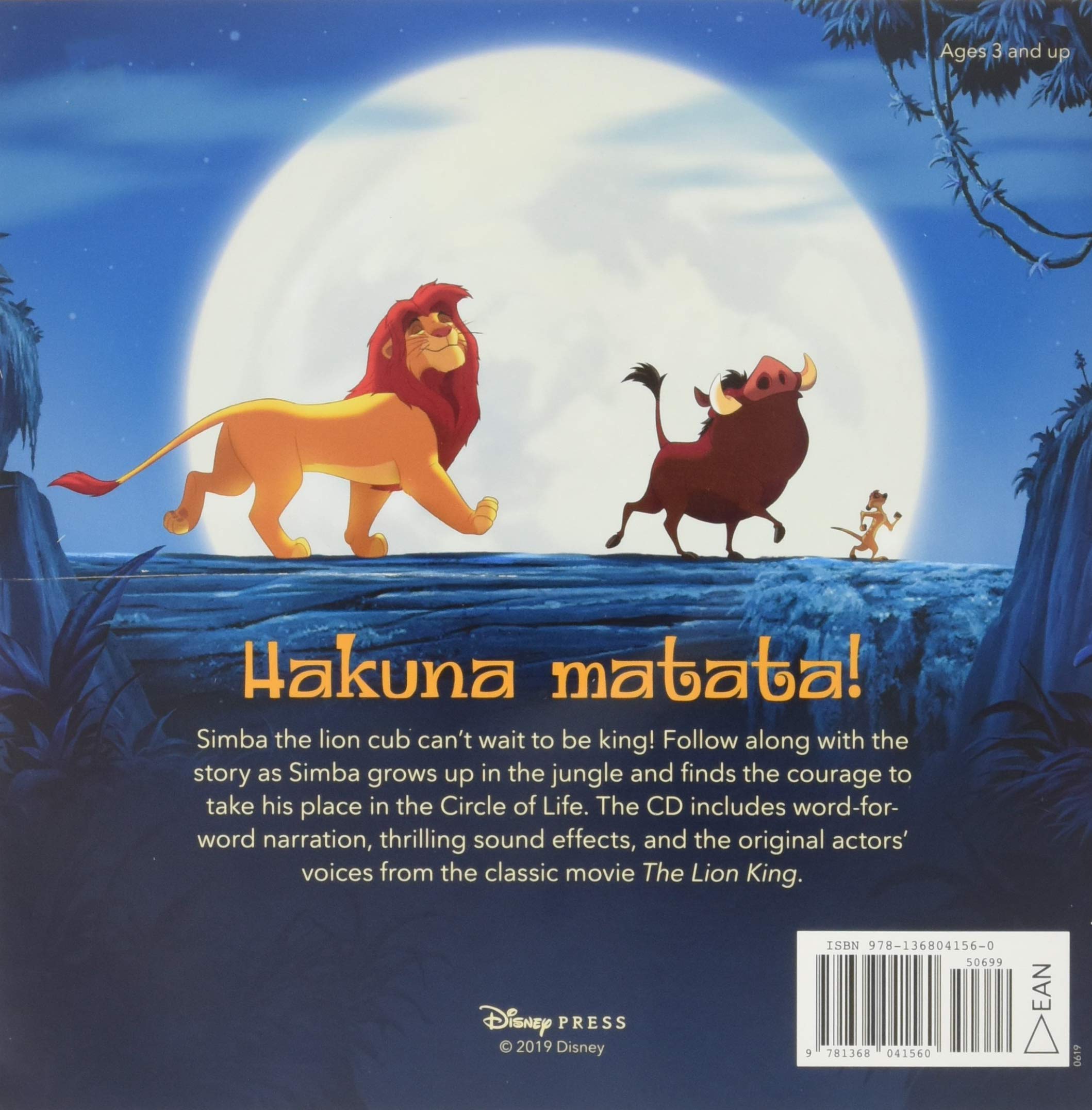 The Lion King Read-Along Storybook and CD | DISNEY BOOK GROUP