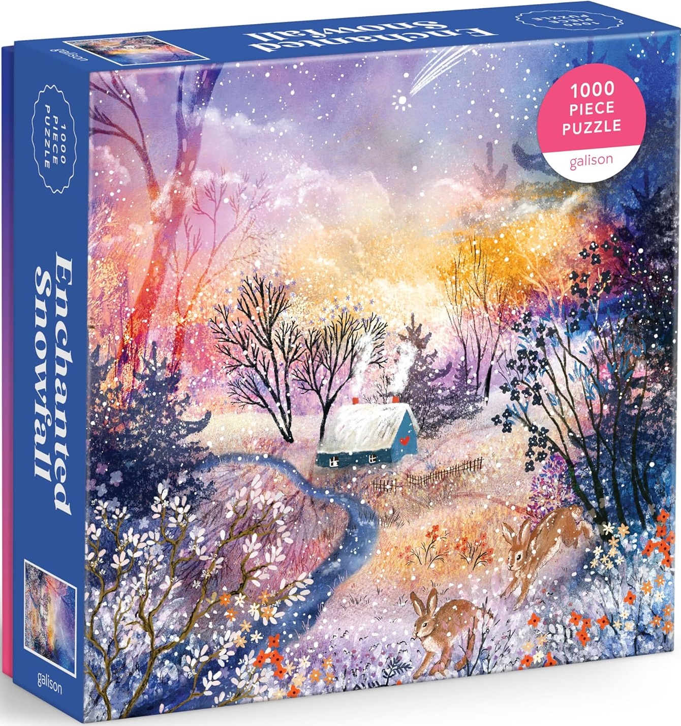 Puzzle 1000 piese - Enchanted Snowfall | Galison - 4 | YEO