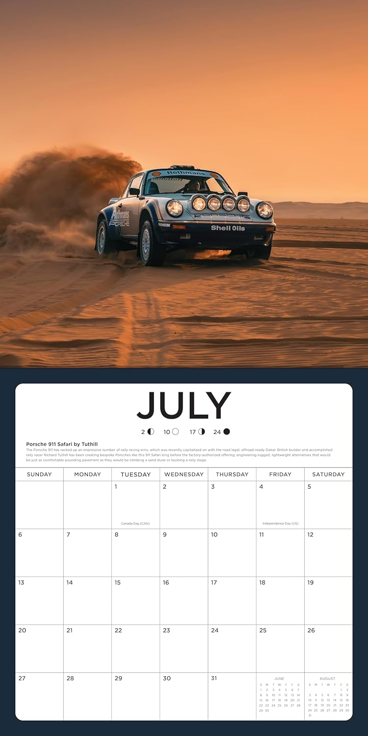 Calendar 2025 - 16-Month - Supercars | Motorbooks - 1 | YEO