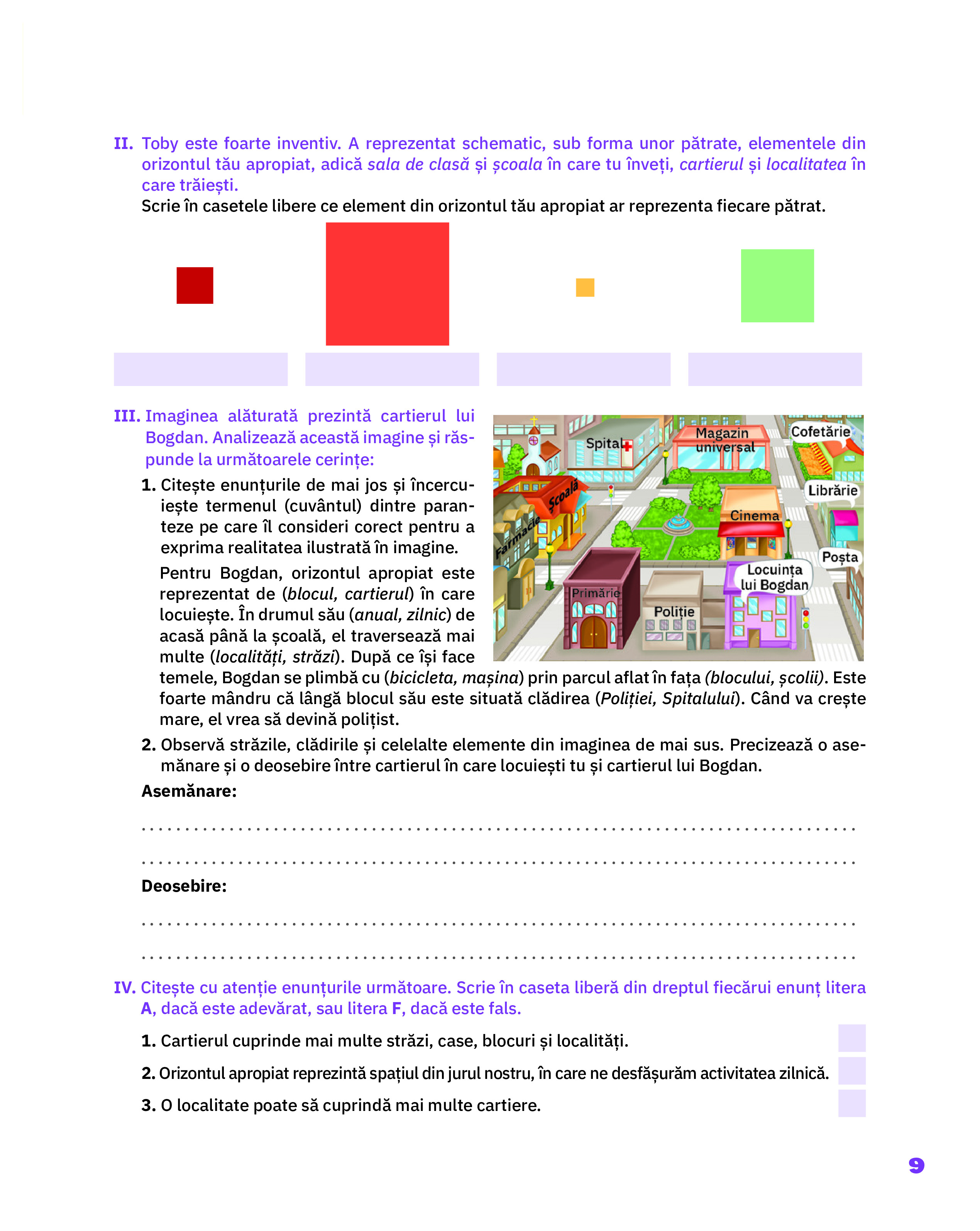 Geografie - Caietul elevului clasa a IV-a | Carmen Camelia Radulescu, Ionut Popa - 5 | YEO