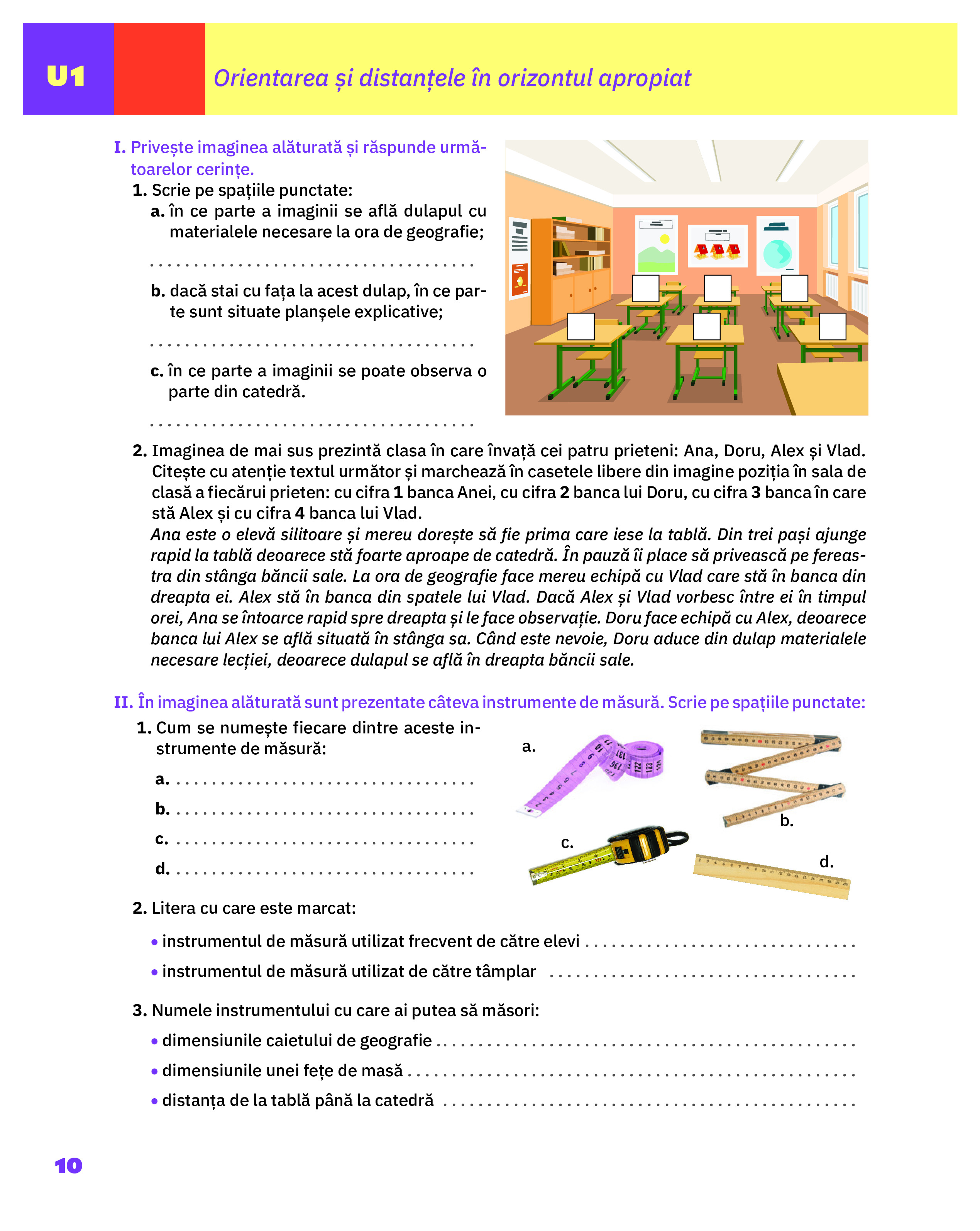 Geografie - Caietul elevului clasa a IV-a | Carmen Camelia Radulescu, Ionut Popa - 6 | YEO