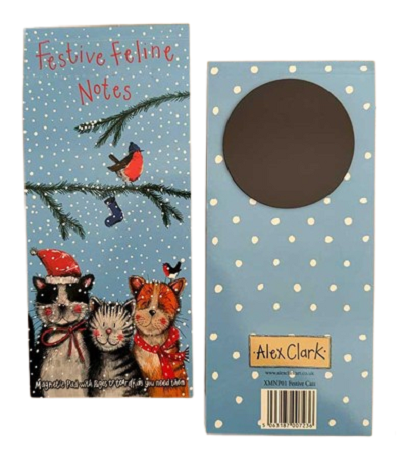 Carnet magnetic - To Do List - Festive Cats | Alex Clark - 1 | YEO