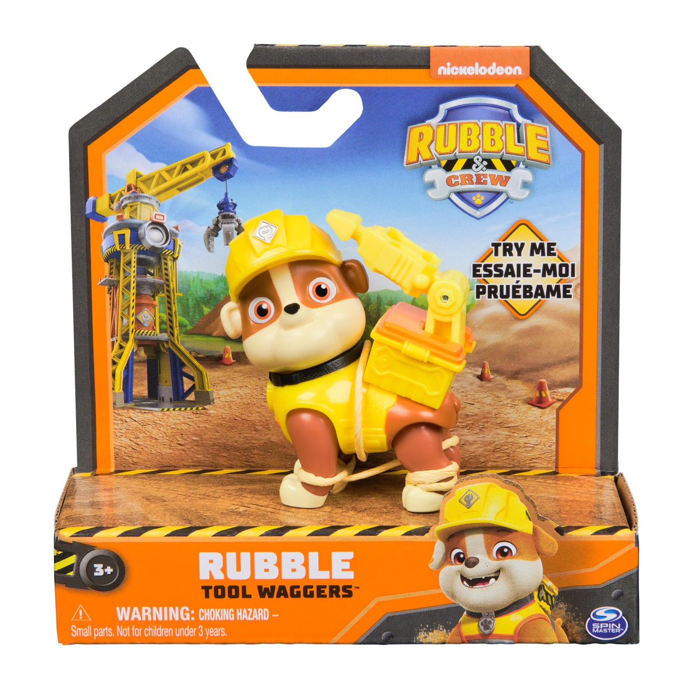 Figurina - Paw Patrol - Rubble & Crew - Rubble | Spin Master - 1 | YEO