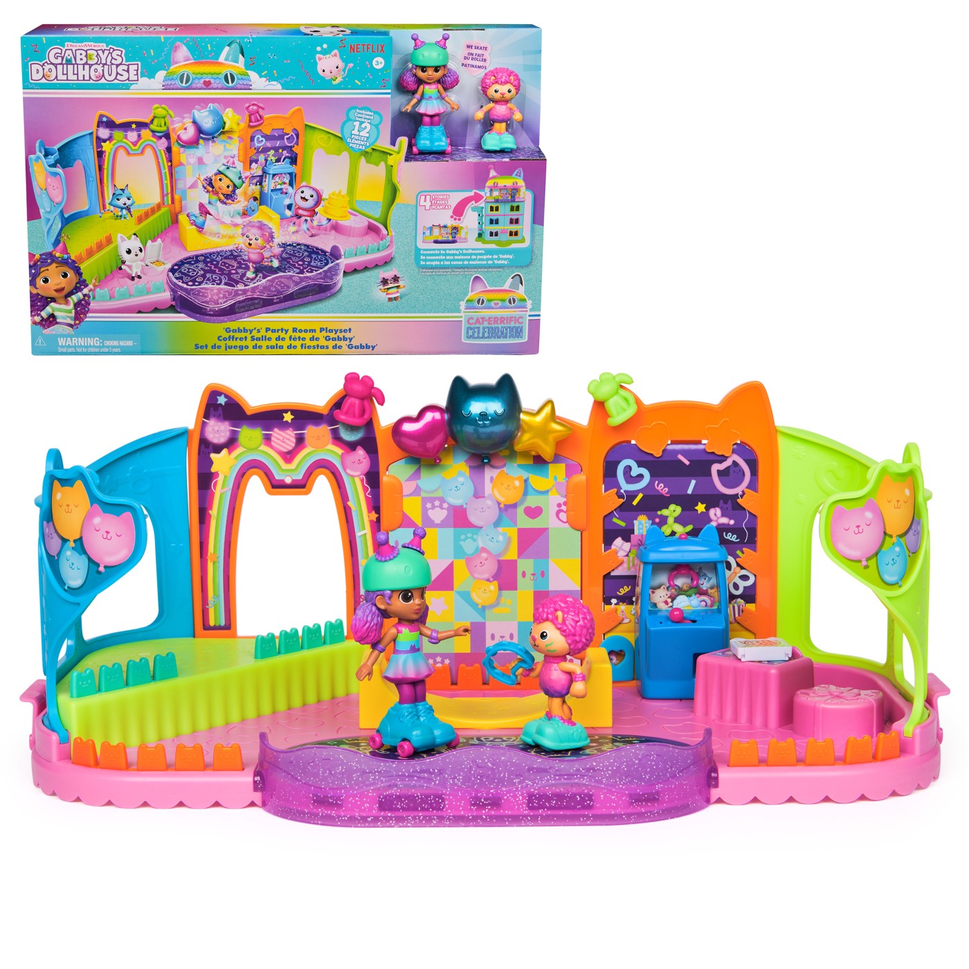 Set de joaca - Gabby\'s Dollhouse - Petrecere | Spin Master - 3 | YEO