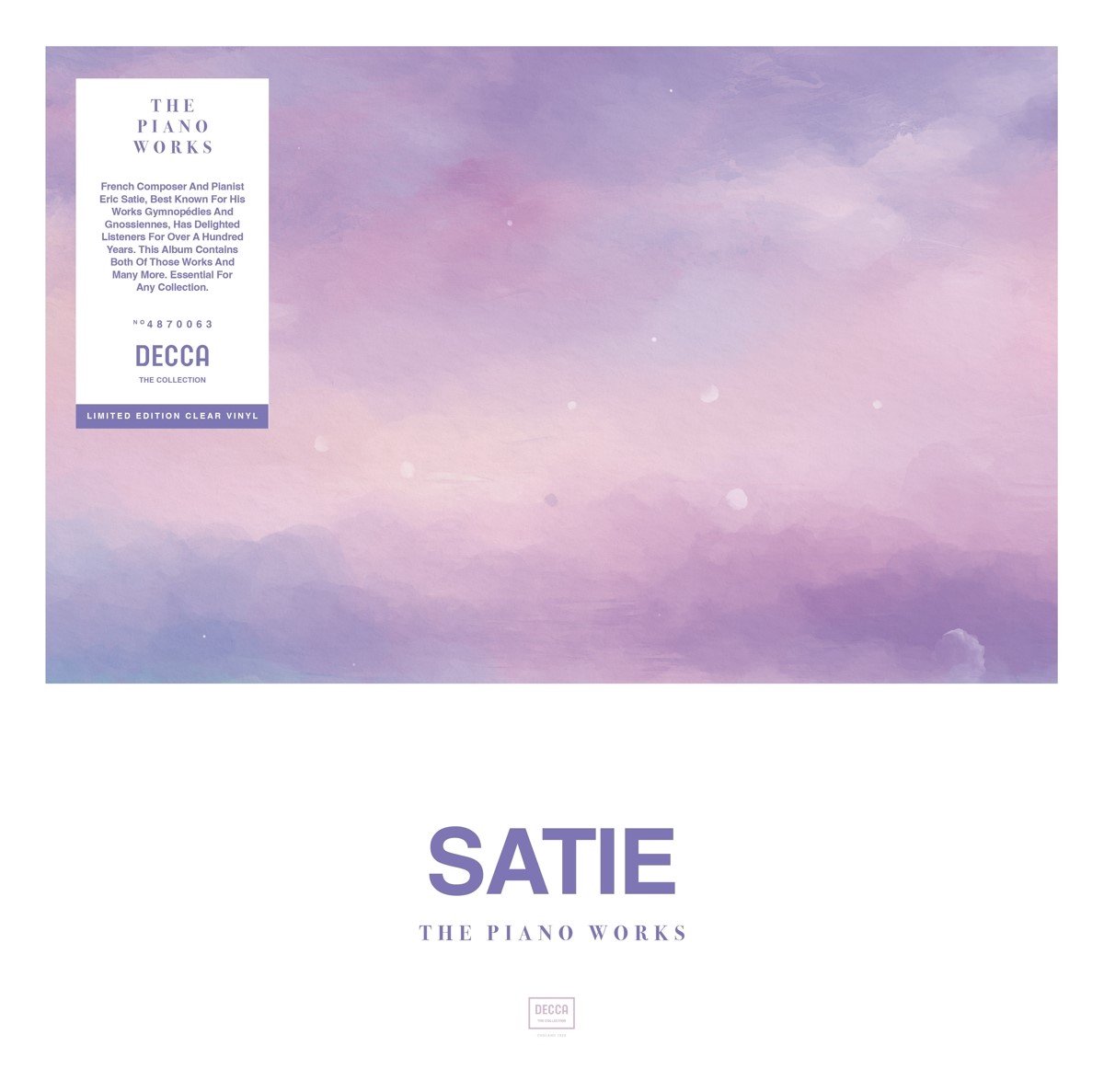 Satie: Piano Works - Vinyl | Jean-Yves Thibaudet