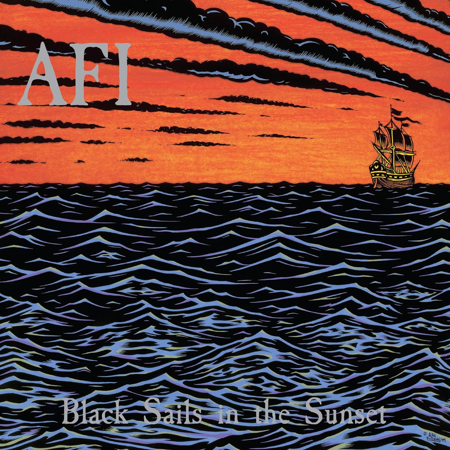 Black Sails In The Sunset (Neon Orange Vinyl, Limited 25th Anniversary Edition) | AFI - 2 | YEO