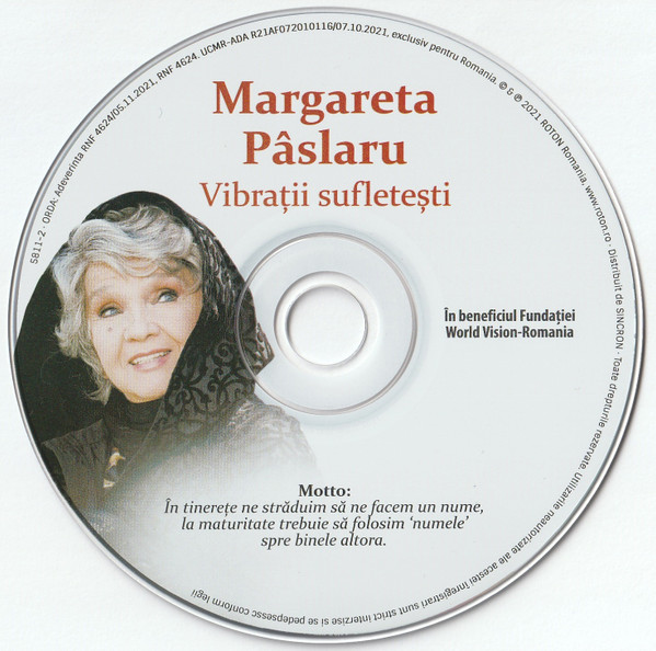 Vibratii Sufletesti | Margareta Paslaru