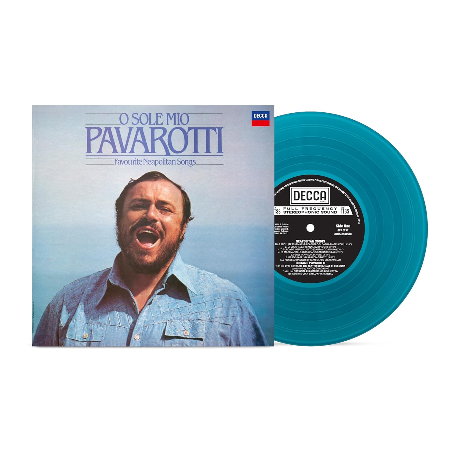 O Sole Mio: Favourite Neapolitan Songs (Turquoise Vinyl) | Luciano Pavarotti