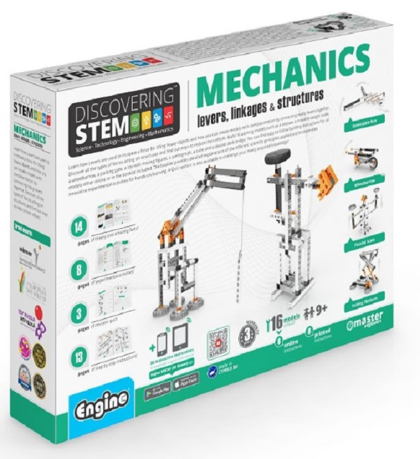 Joc constructie - STEM - Descopera mecanica: parghii, legaturi si structuri | Engino