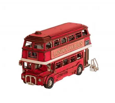 Puzzle 3D - London Double Decker Bus | Robotime