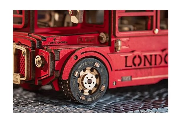 Puzzle 3D - London Double Decker Bus | Robotime - 5 | YEO