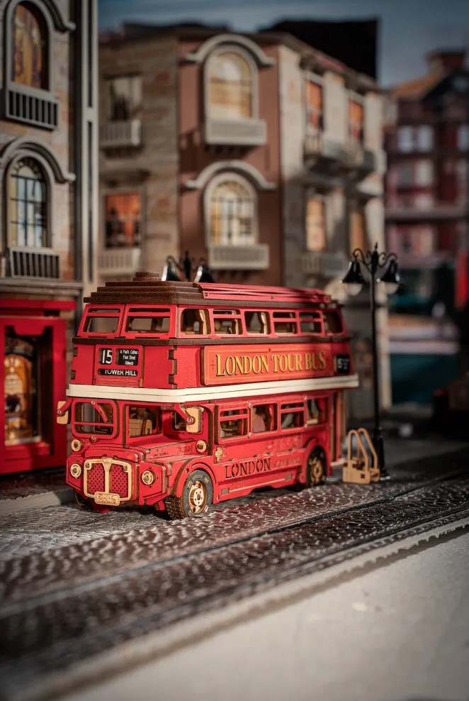 Puzzle 3D - London Double Decker Bus | Robotime - 8 | YEO