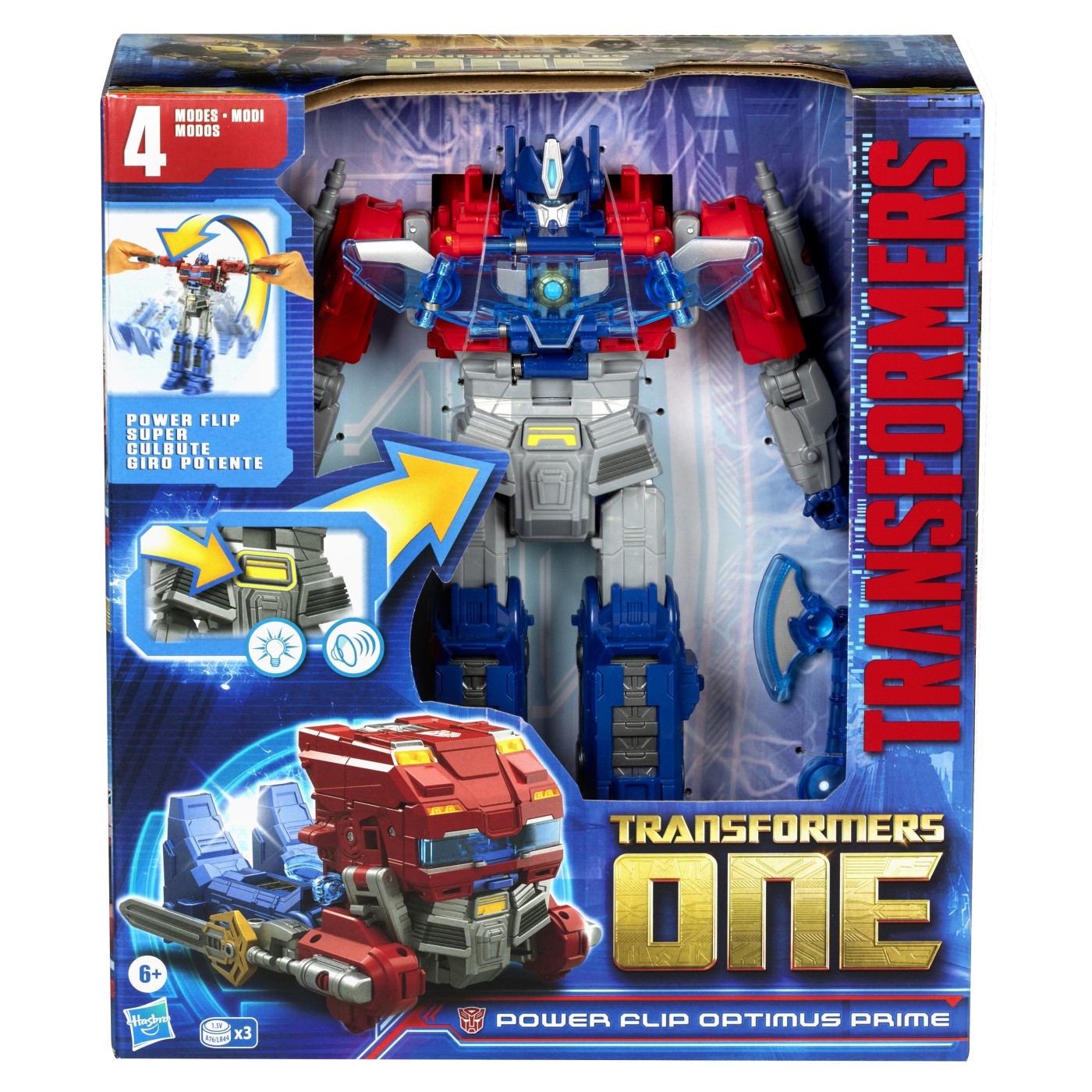 Figurina Transformers One - Power Flip Optimus Prime | Hasbro - 5 | YEO