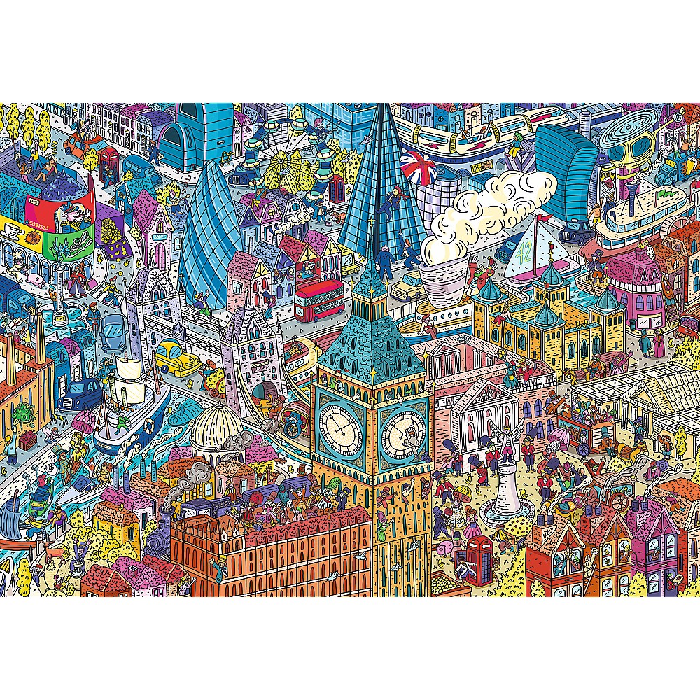 Puzzle 1000 piese - Travel Londra | Trefl