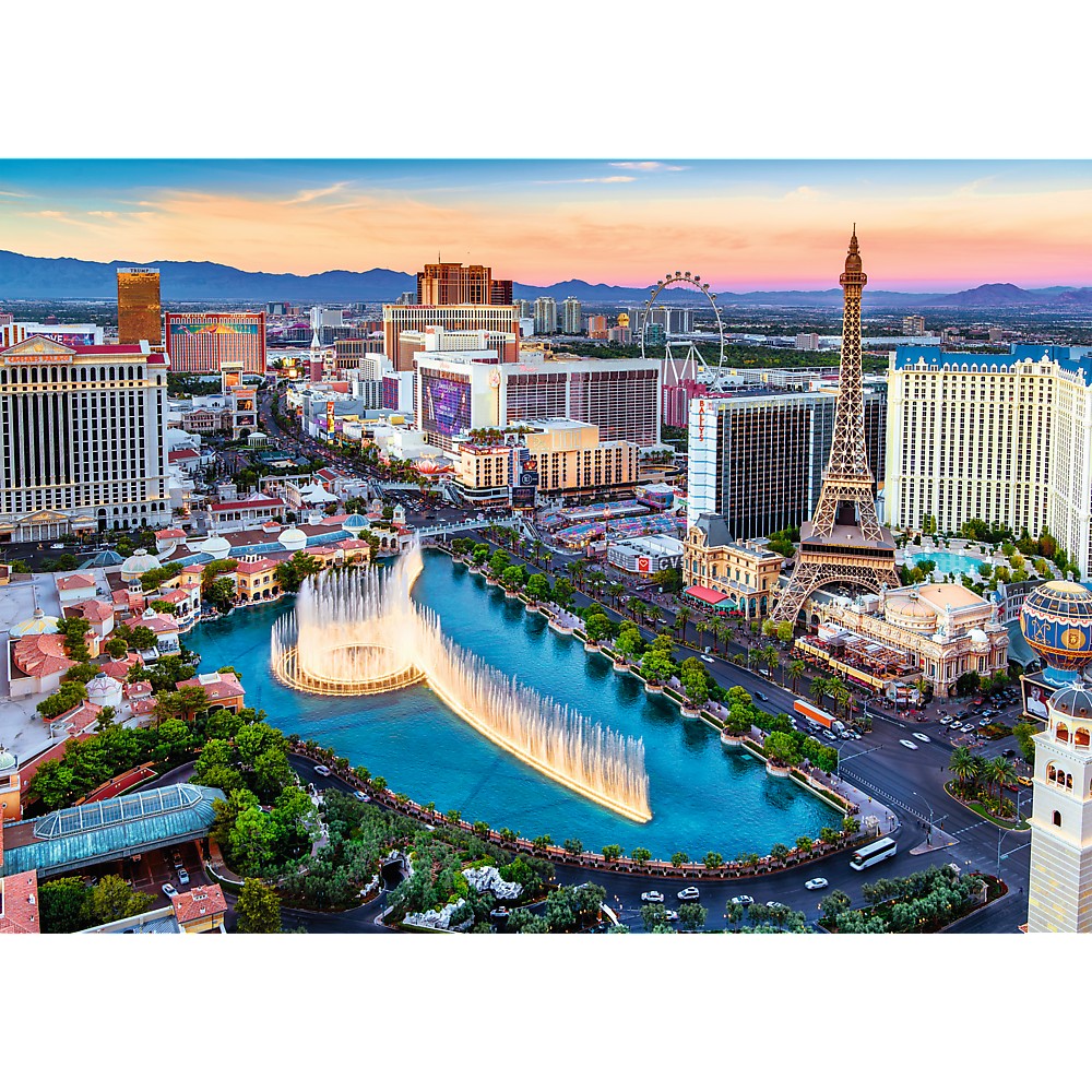 Puzzle 1000 piese - Las Vegas Nevada,USA | Trefl