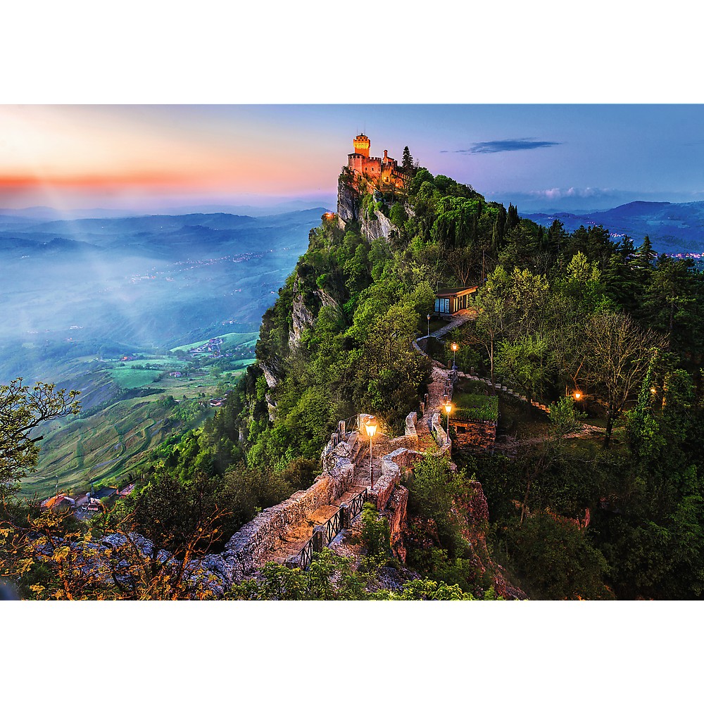 Puzzle 1000 piese - Turnul Cesta, San Marino | Trefl